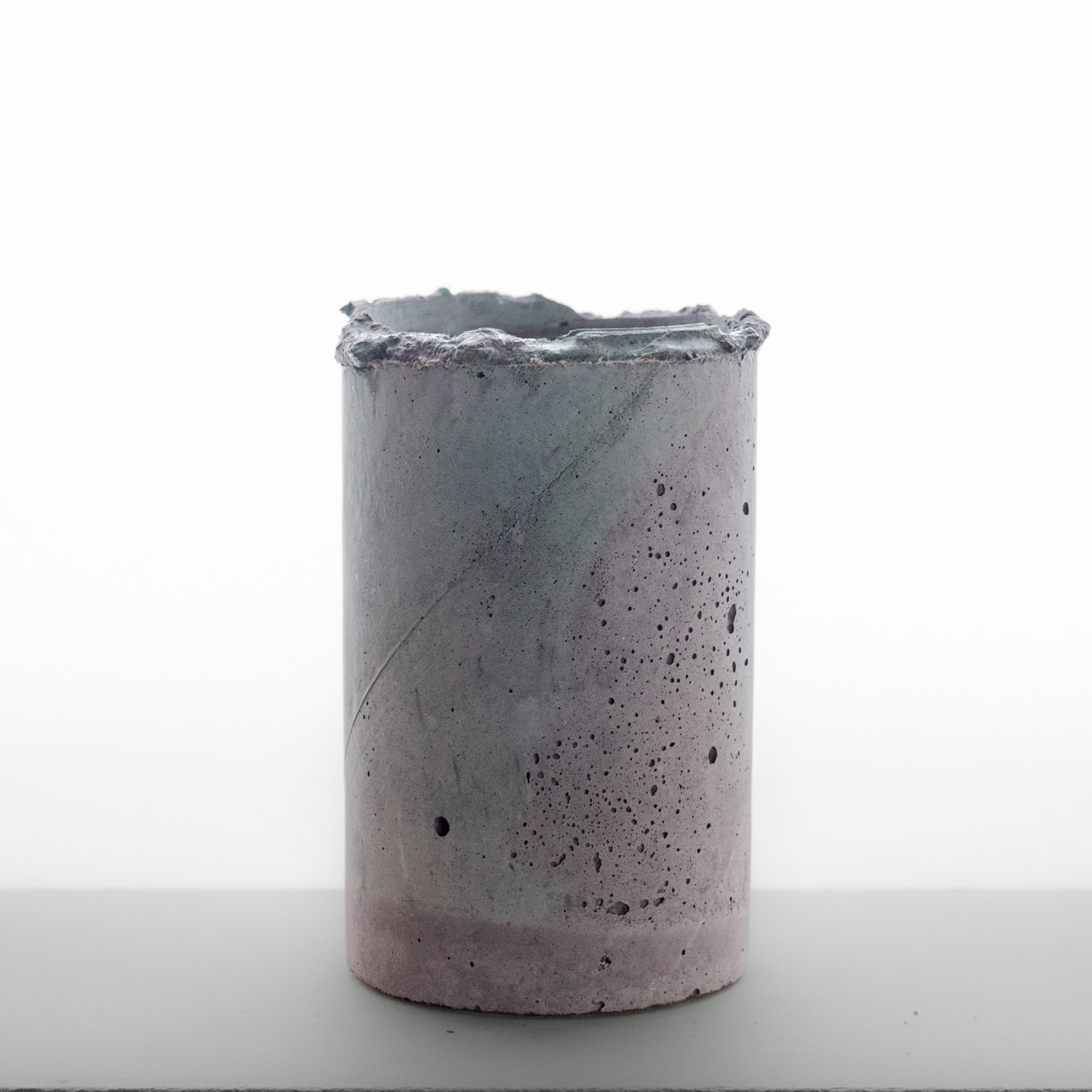 pot de béton, cylindrique Luma Boréal