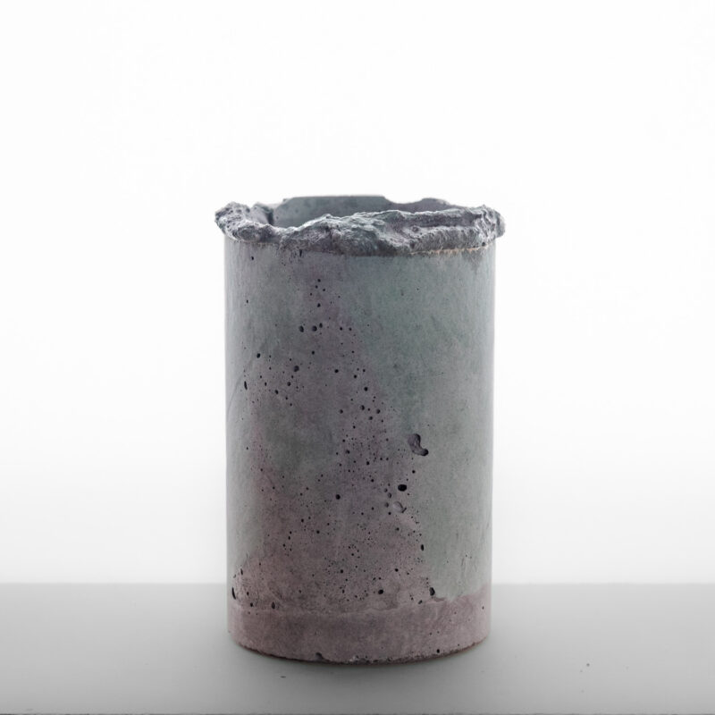 pot de béton, cylindrique Luma Boréal