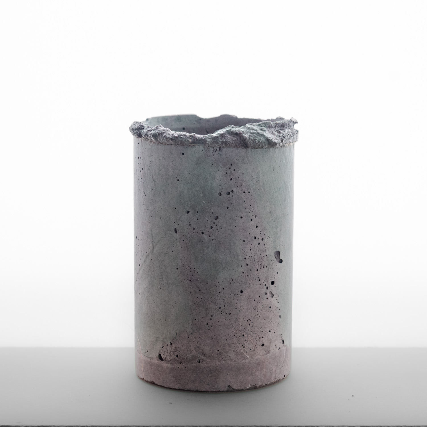 pot de béton, cylindrique Luma Boréal