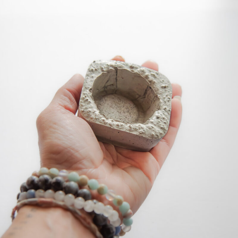 collection Les minis, les mignons contenant en béton -ngARTdesign